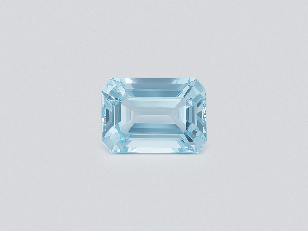 Aquamarine octagon cut 8.17 carats, Madagascar Image №1