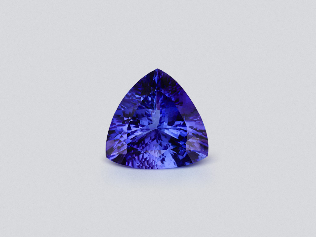Tanzanite trillion cut 7.44 carats, Tanzania Image №1