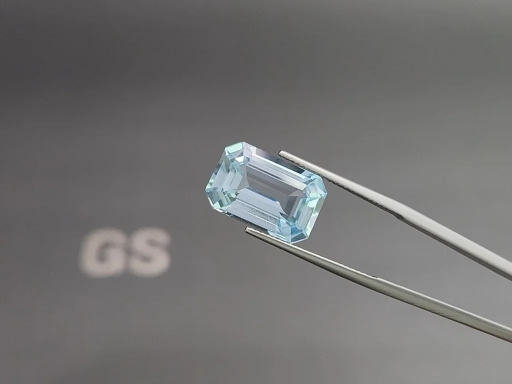 Aquamarine octagon cut 10.71 carats, Madagascar  Image №3