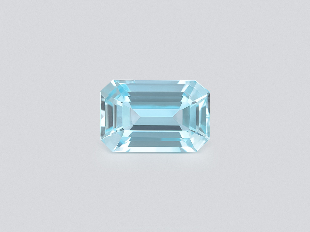 Aquamarine octagon cut 10.71 carats, Madagascar  Image №1