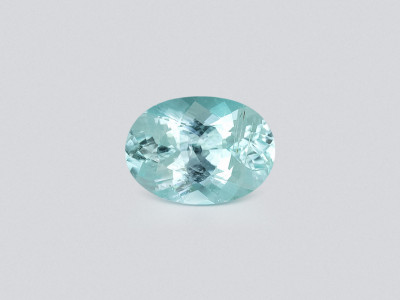 Paraiba Neon Green oval cut 1.16 carats, Mozambique photo