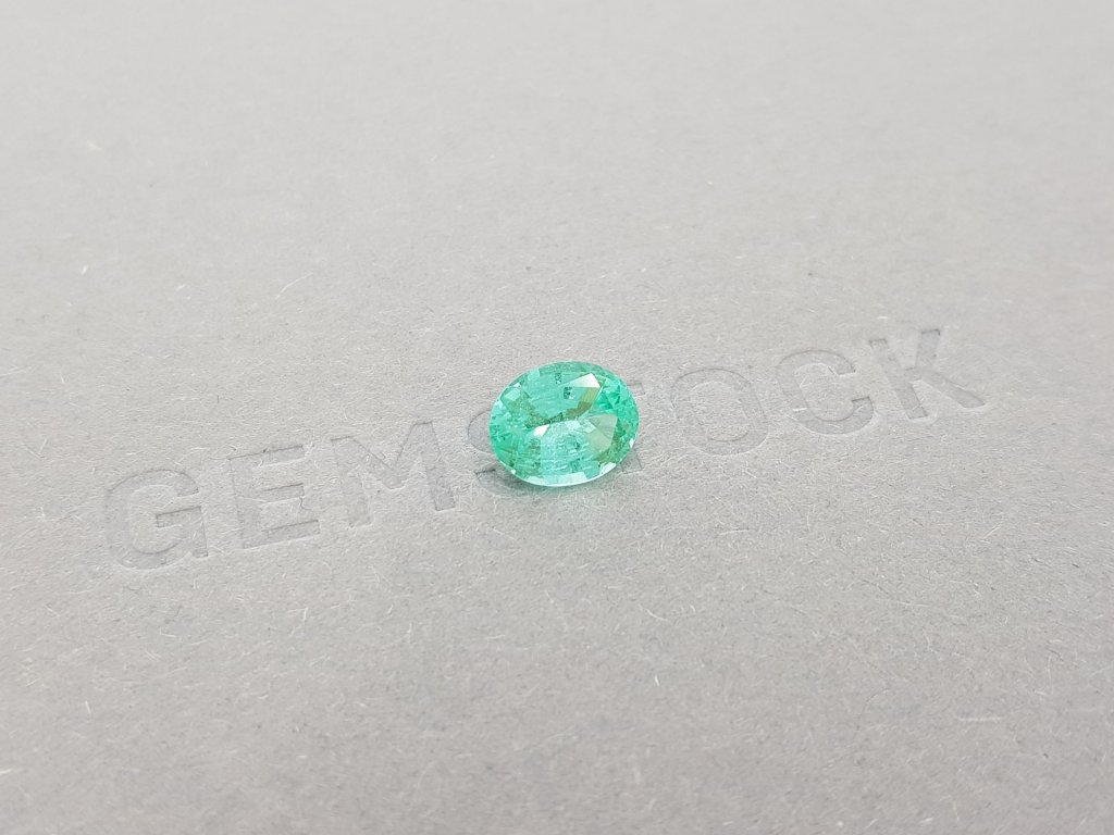 Bright blue-green Paraiba tourmaline from Mozambique 1.65 ct Image №2