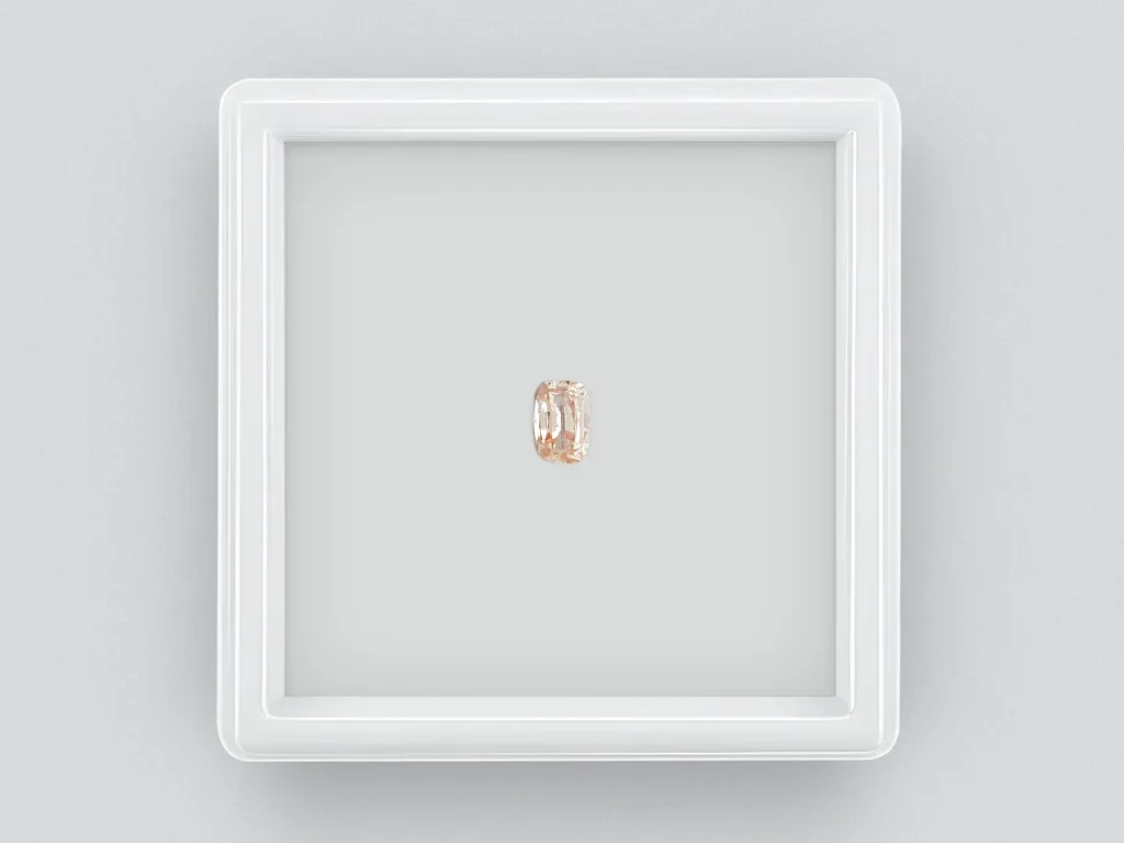 Unheated cushion cut padparadscha sapphire 0.59 carat Image №1