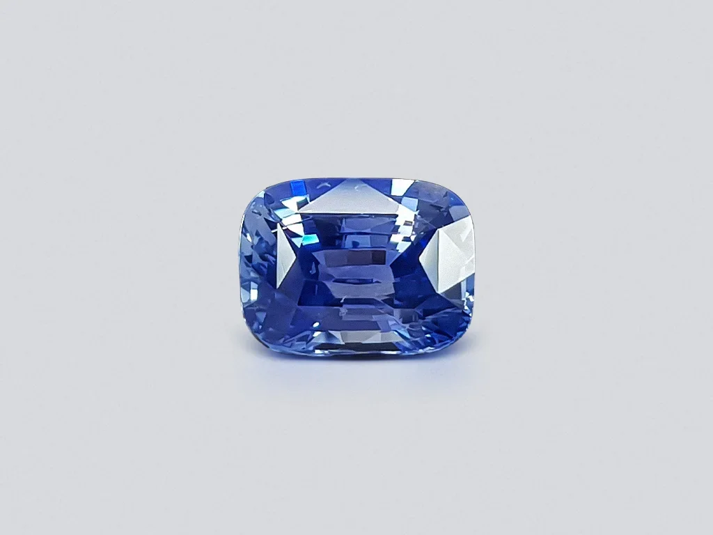Unheated blue sapphire from Sri Lanka cushion cut, 2.10 ct Image №1