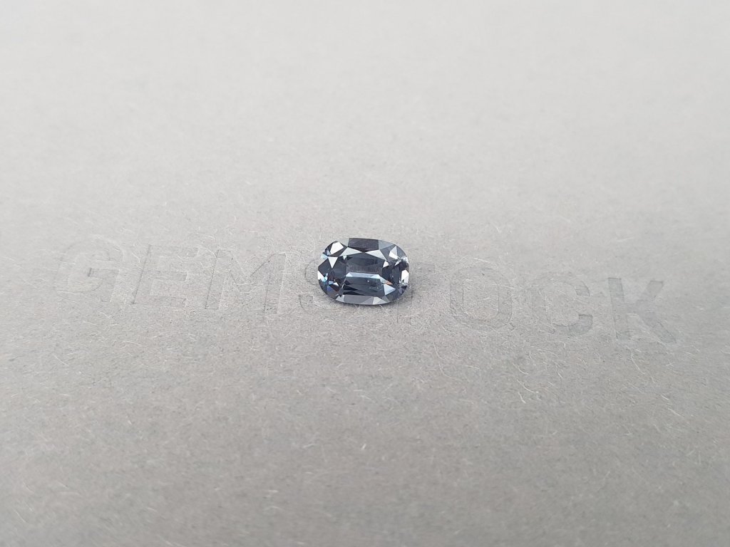 Cushion cut Burmese bluish gray spinel 1.04 ct Image №4