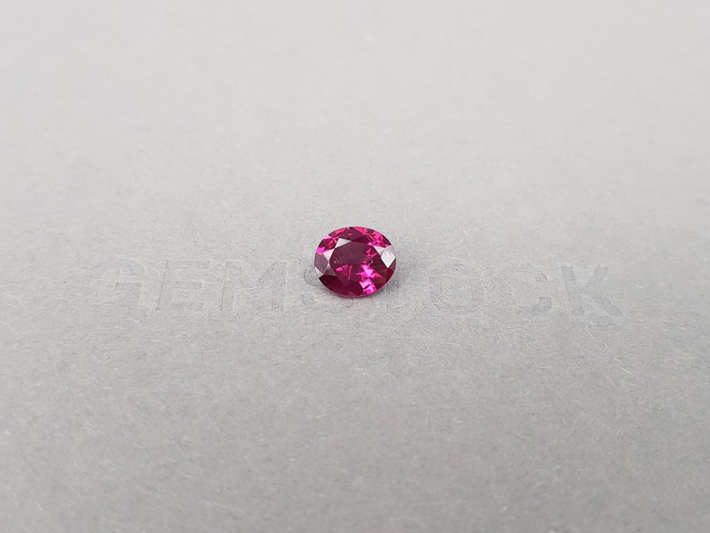 Purple umbalite garnet oval cut 1.42 ct, Tanzania Image №2