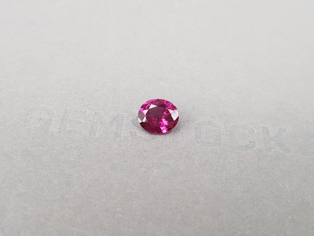 Purple umbalite garnet oval cut 1.42 ct, Tanzania Image №4