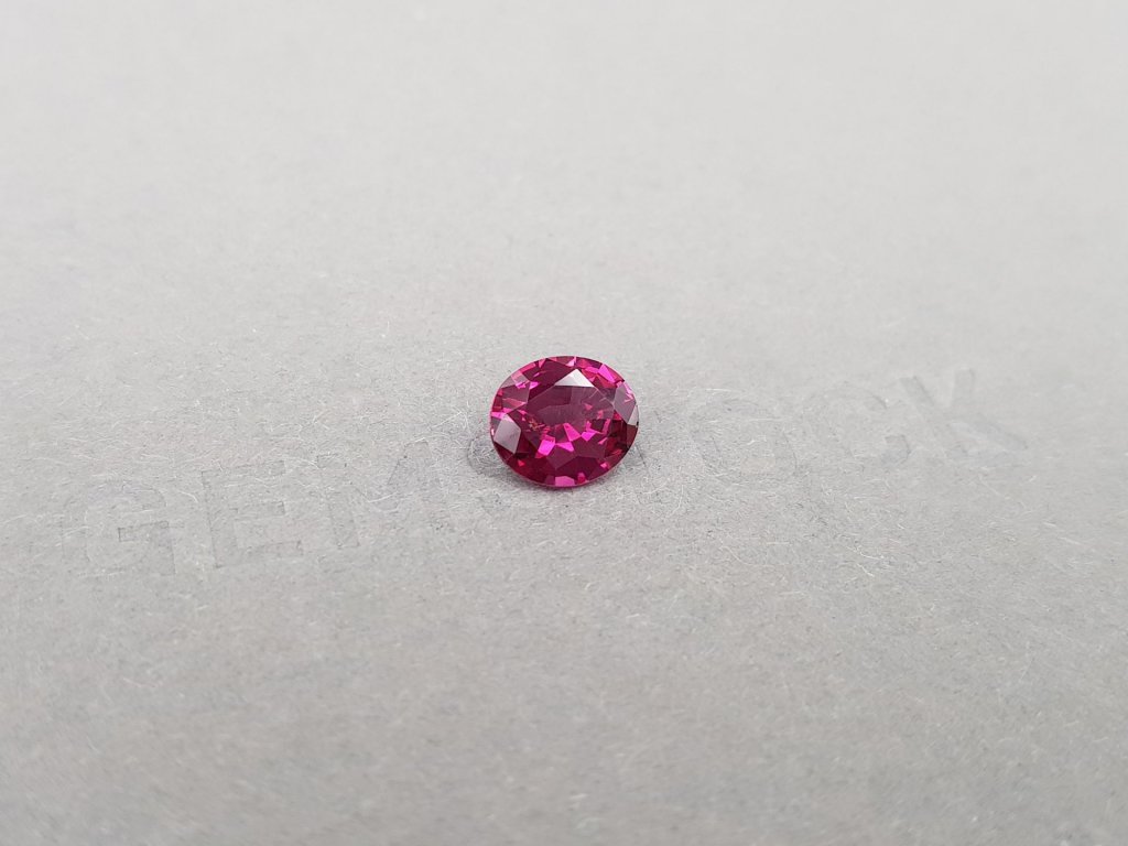 Purple umbalite garnet oval cut 1.42 ct, Tanzania Image №3