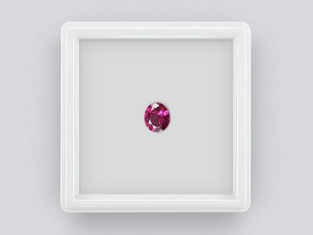 Purple umbalite garnet oval cut 1.42 ct, Tanzania Image №1