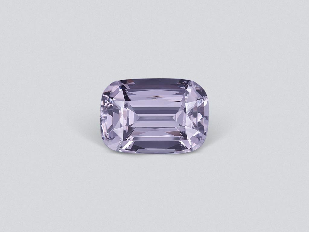 Ring with lavender spinel 3.41 ct and diamonds in 18K white gold Image №4