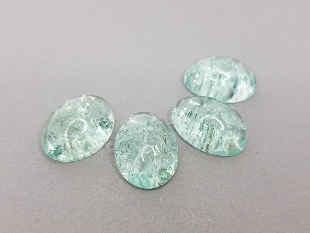 Set of cabochon-cut beryls 138.77 carats, Sherlova Gora Image №3