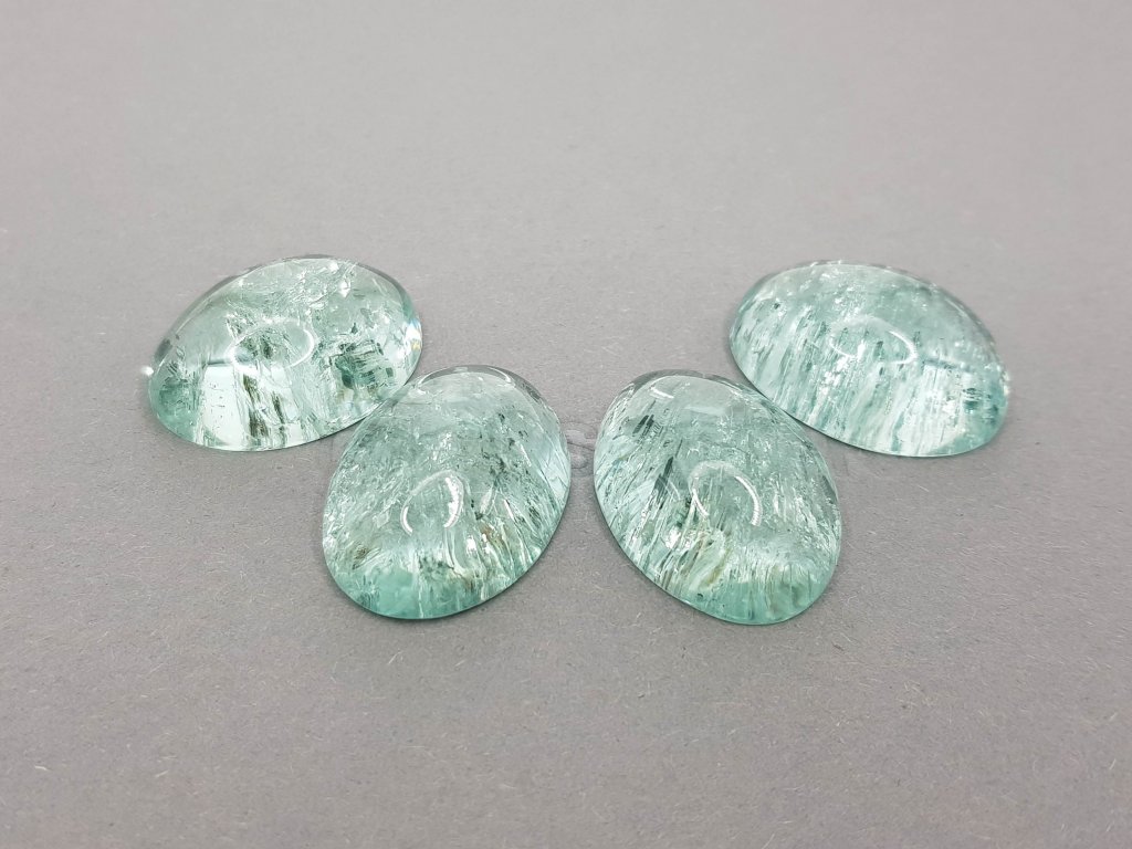 Set of cabochon-cut beryls 138.77 carats, Sherlova Gora Image №2