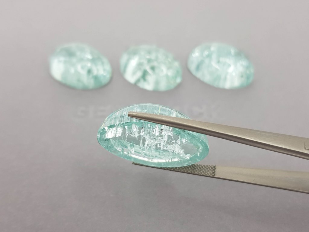 Set of cabochon-cut beryls 138.77 carats, Sherlova Gora Image №6