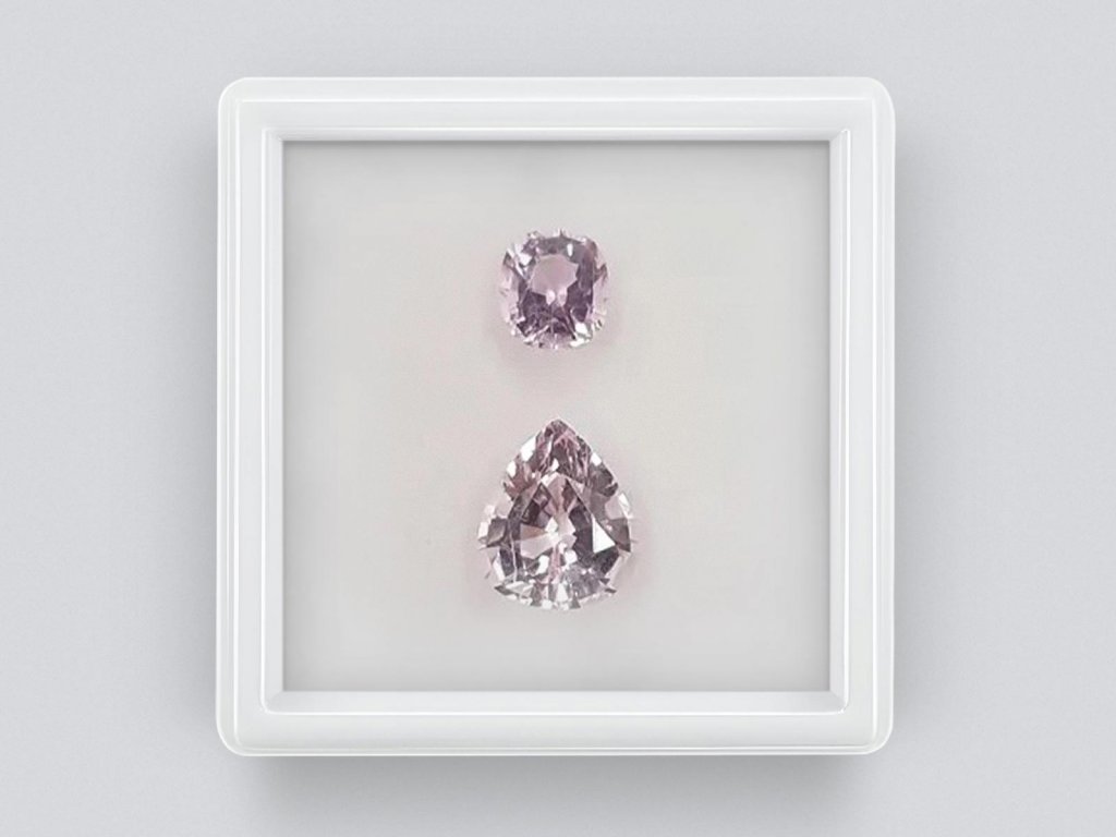 Morganite set 2.50 carats, Africa Image №1