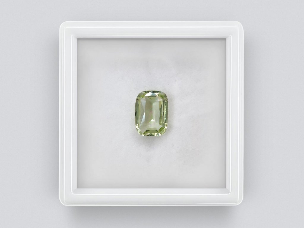 Soft green cushion cut beryl 2.18 carats, Afghanistan  Image №1