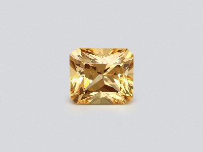 Golden topaz Imperial 2.81 carats in radiant cut, Brazil  photo
