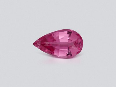 Pink Mahenge spinel in pear cut 1.06 carats, Tanzania photo