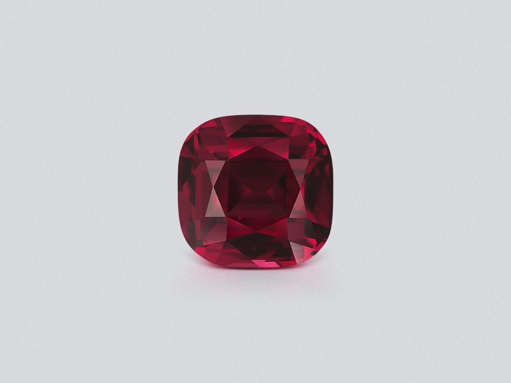 Garnet rhodolite cushion cut 10.08 carats, Tanzania Image №1