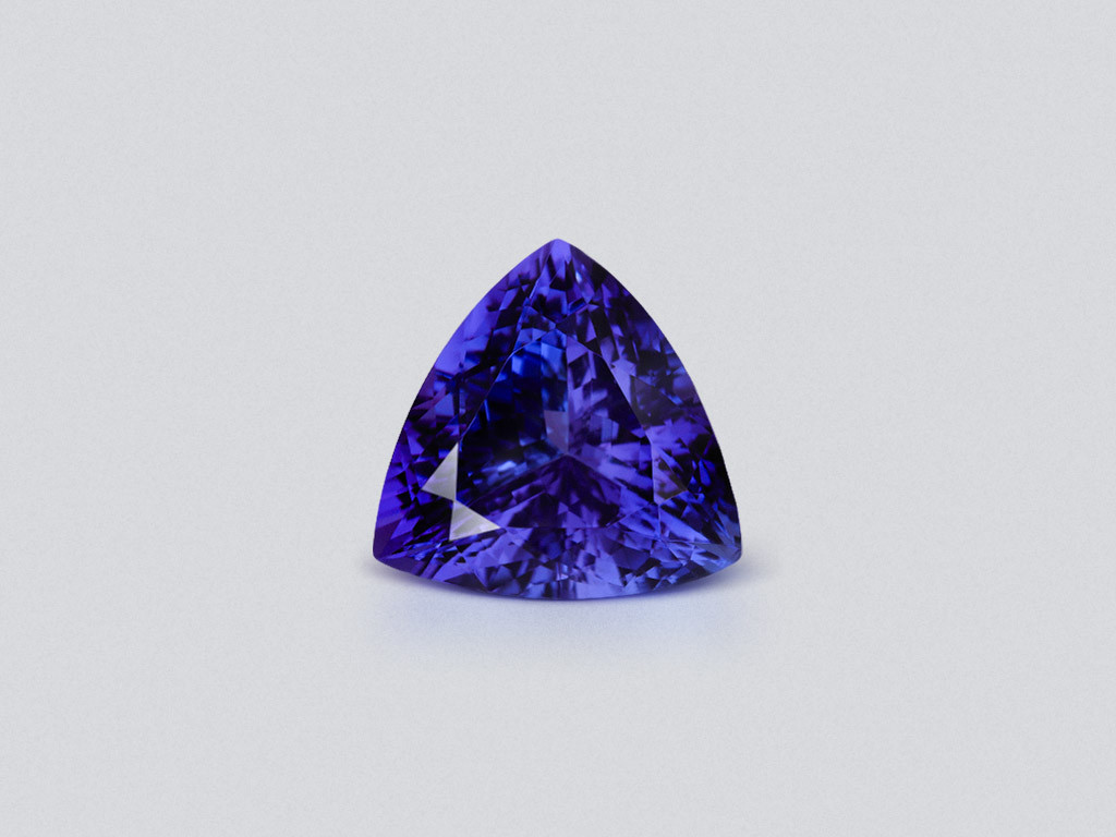 Tanzanite trillion cut 7.08 carats, Tanzania Image №1
