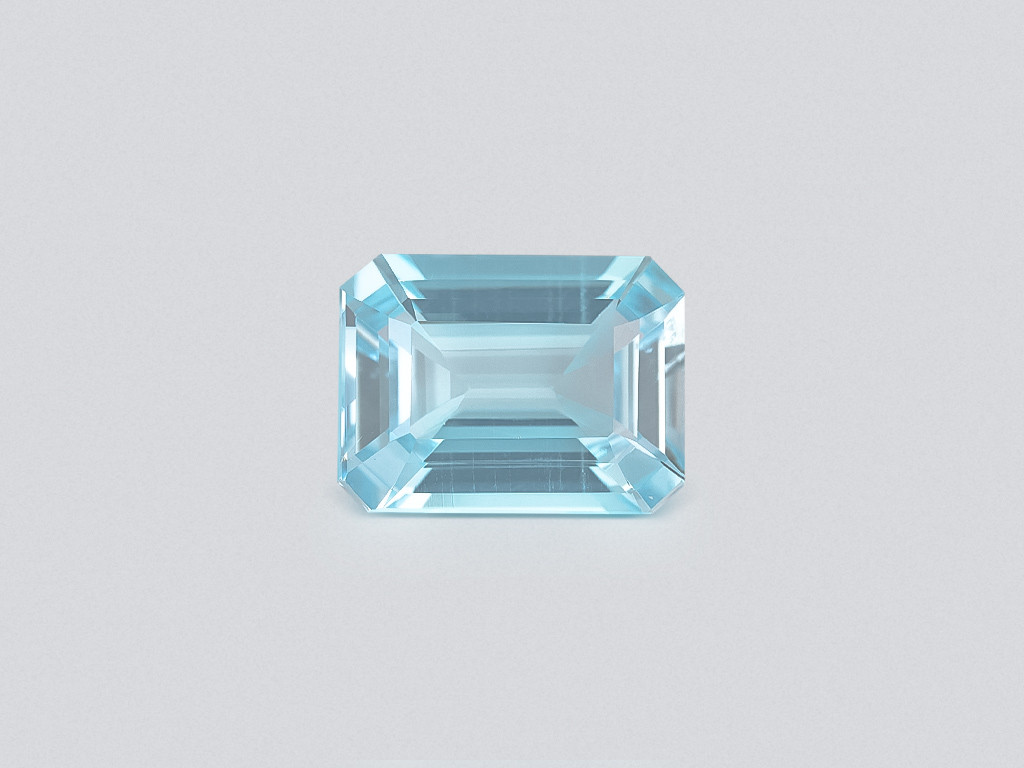 Aquamarine octagon cut 10.59 carats, Madagascar  Image №1