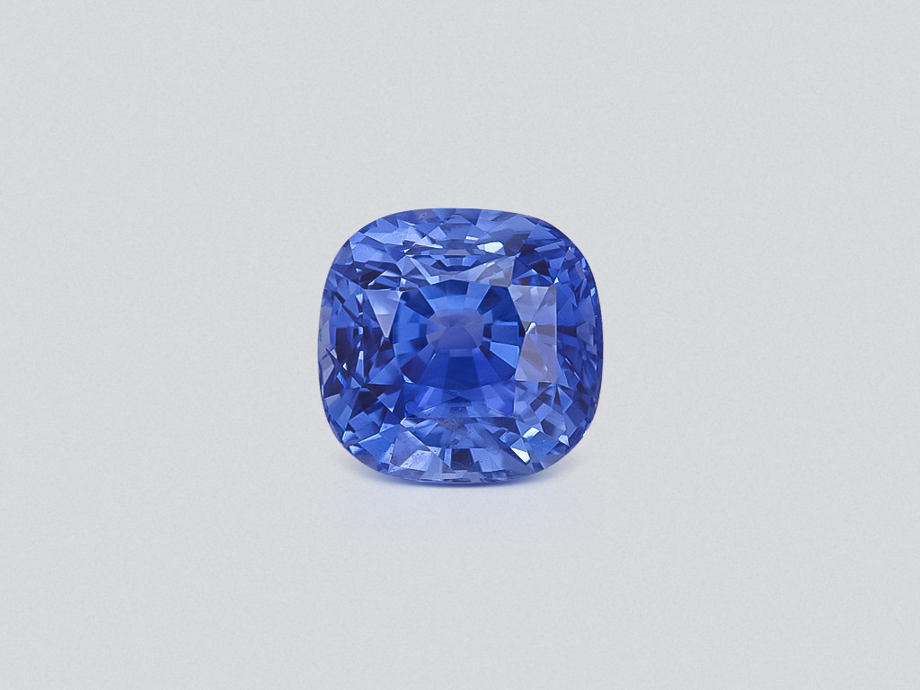 Unheated Cornflower Blue sapphire in cushion cut 6.18 carats, Sri Lanka Image №1