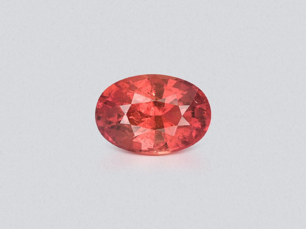 Unheated Padparadscha sapphire oval cut 2.54 carats, Sri Lanka  Image №1