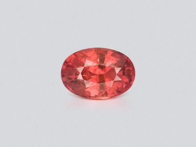 Unheated Padparadscha sapphire oval cut 2.54 carats, Sri Lanka  photo
