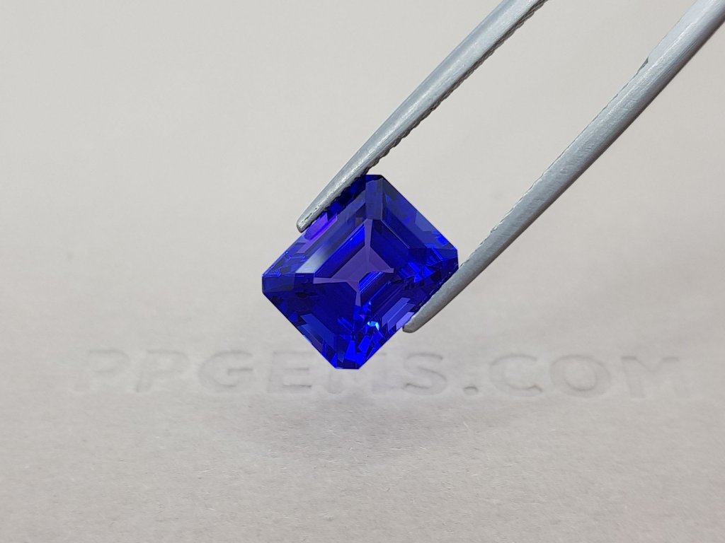 Natural octagon cut tanzanite 3.87 ct, GRS Image №4