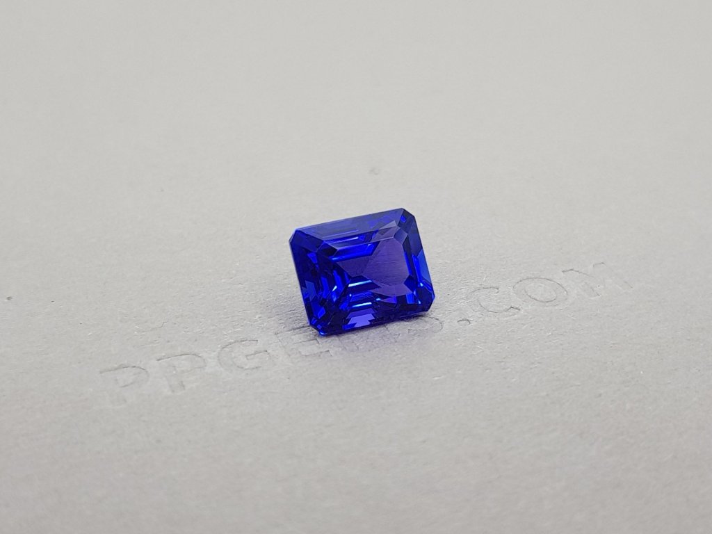 Natural octagon cut tanzanite 3.87 ct, GRS Image №2