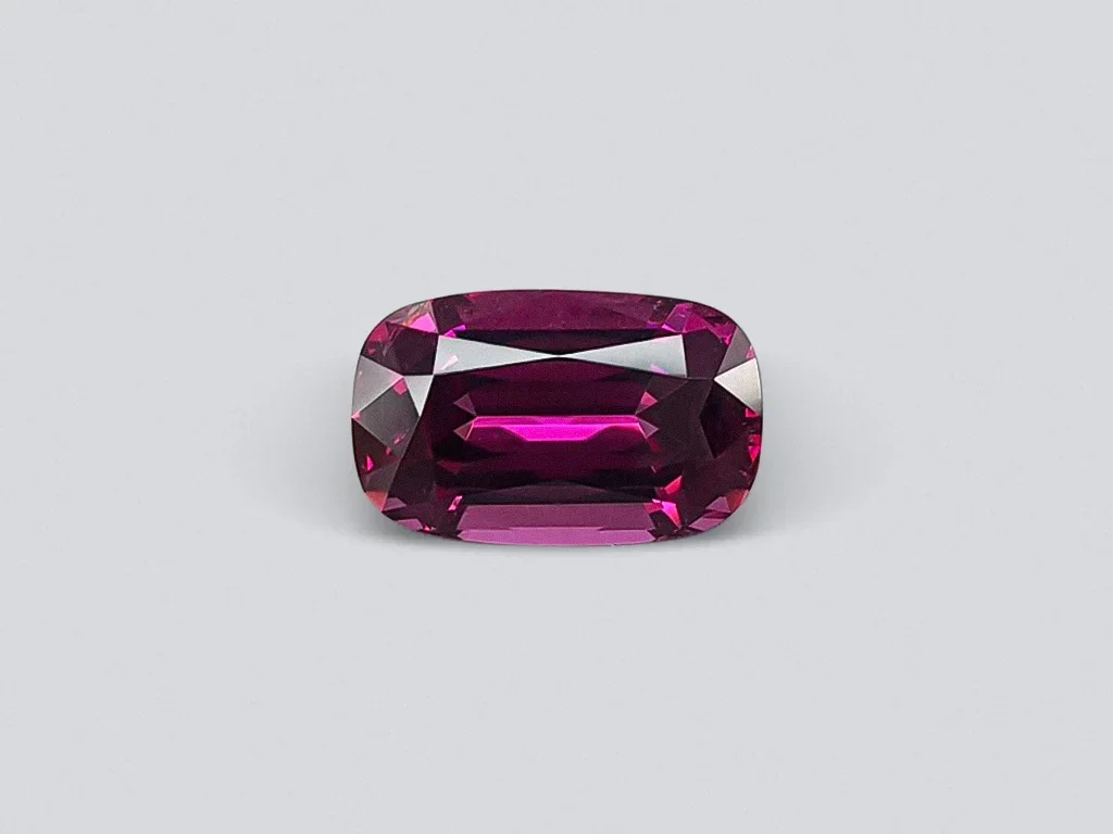 Purple garnet umbalite 4.92 ct in cushion cut from Tanzania  Image №1