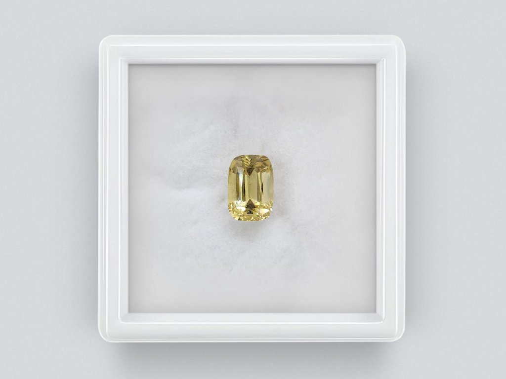 Cushion cut yellow beryl 1.64 carats, Nigeria  Image №1