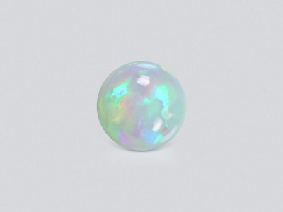 White opal round cut 14.42 carats, Ethiopia photo