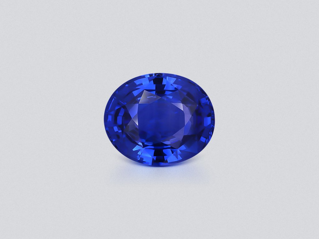Sapphire Royal Blue oval cut 7.02 carats, Sri Lanka  Image №1