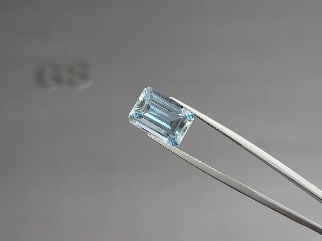 Aquamarine octagon cut 4.95 carats, Madagascar Image №3