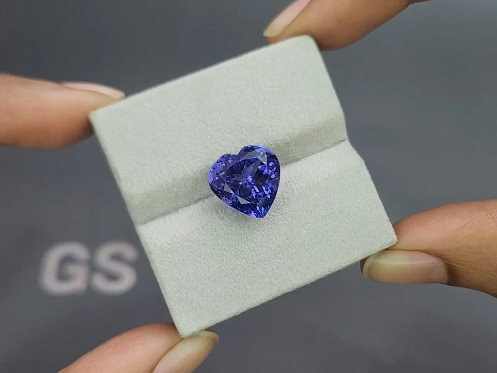 Tanzanite heart shape 7.91 carats, Tanzania Image №4