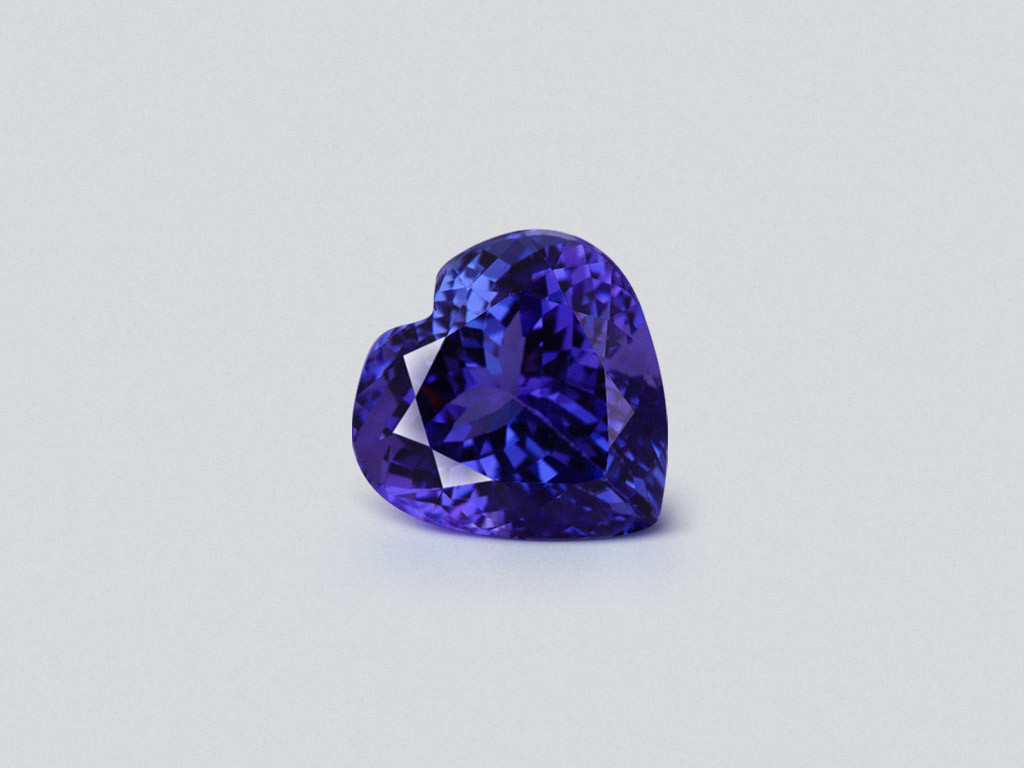 Tanzanite heart shape 7.91 carats, Tanzania Image №1