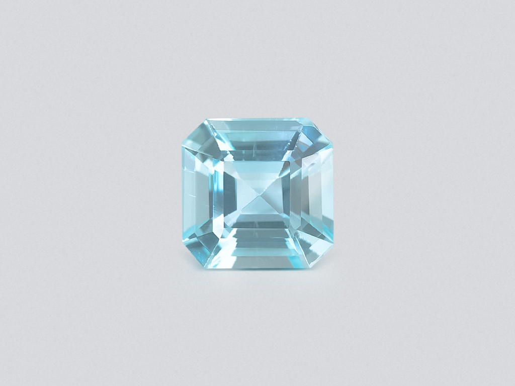 Aquamarine asscher cut 10.64 carats, Madagascar  Image №1