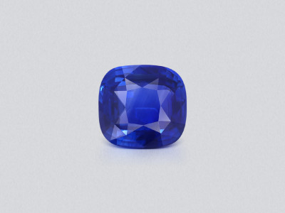 Royal Blue sapphire in cushion cut 4.02 carats, Sri Lanka photo
