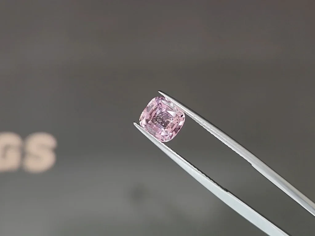 Unheated sapphire soft pink cushion cut 2.08 carats, Sri Lanka Image №3