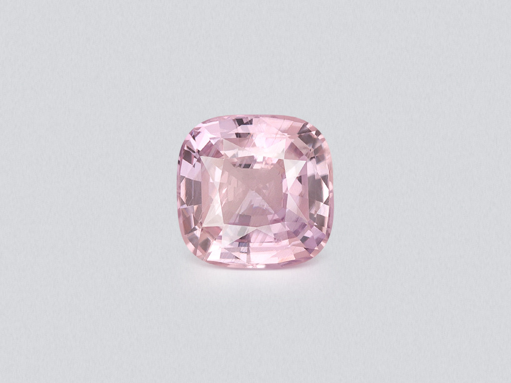 Unheated sapphire soft pink cushion cut 2.08 carats, Sri Lanka Image №1