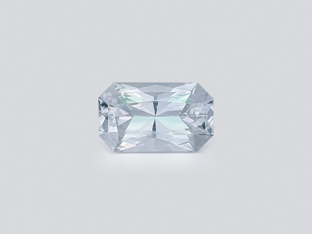 Kunzite light green radiant cut 5.41 carats, Pakistan Image №1