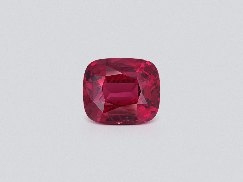 Red spinel cushion cut 5.14 carats, Tanzania Image №1