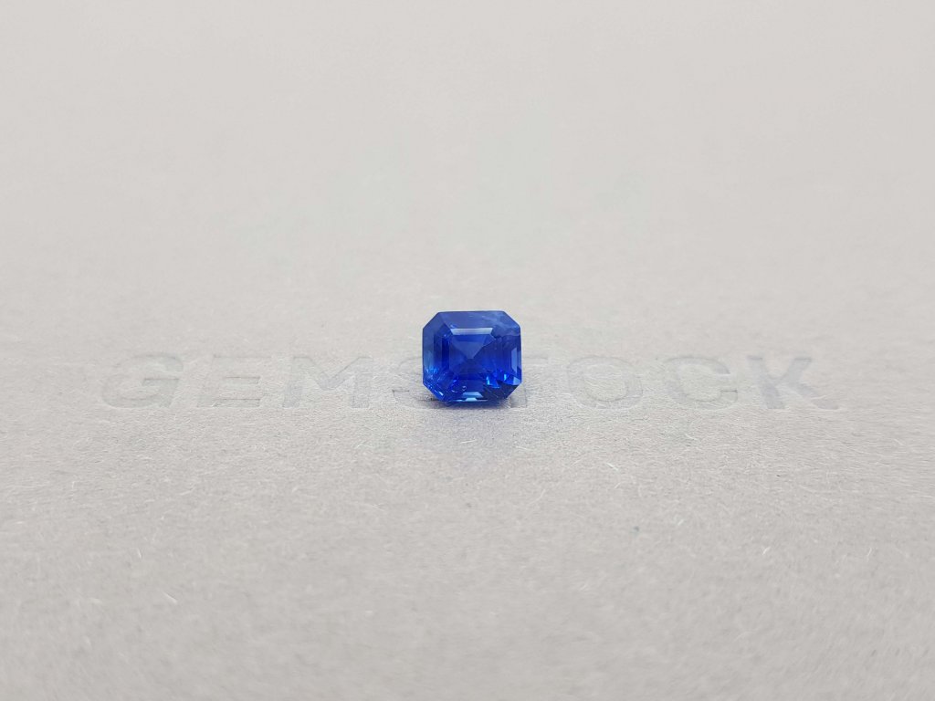 Bright sapphire 2.14 ct octagon cut, Sri Lanka Image №1