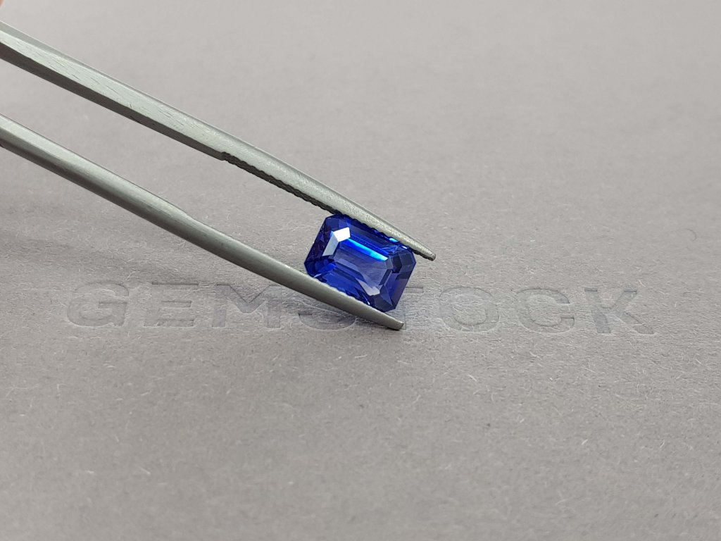 Cornflower Octagon Sapphire 3.00 ct Sri Lanka GFCO Image №4