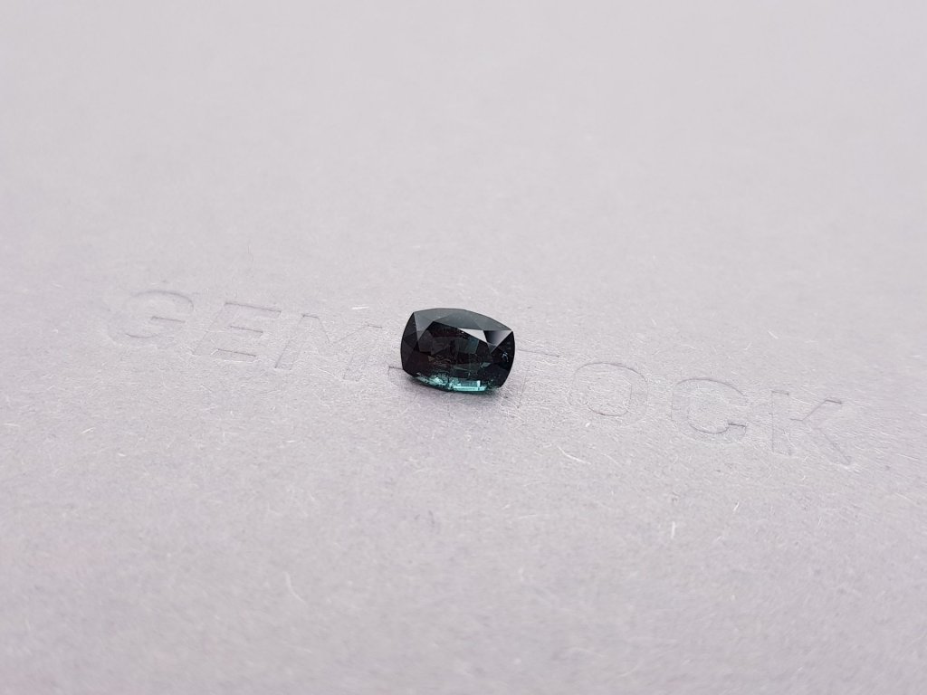 Cushion cut black-blue tourmaline 1.21 ct Image №3
