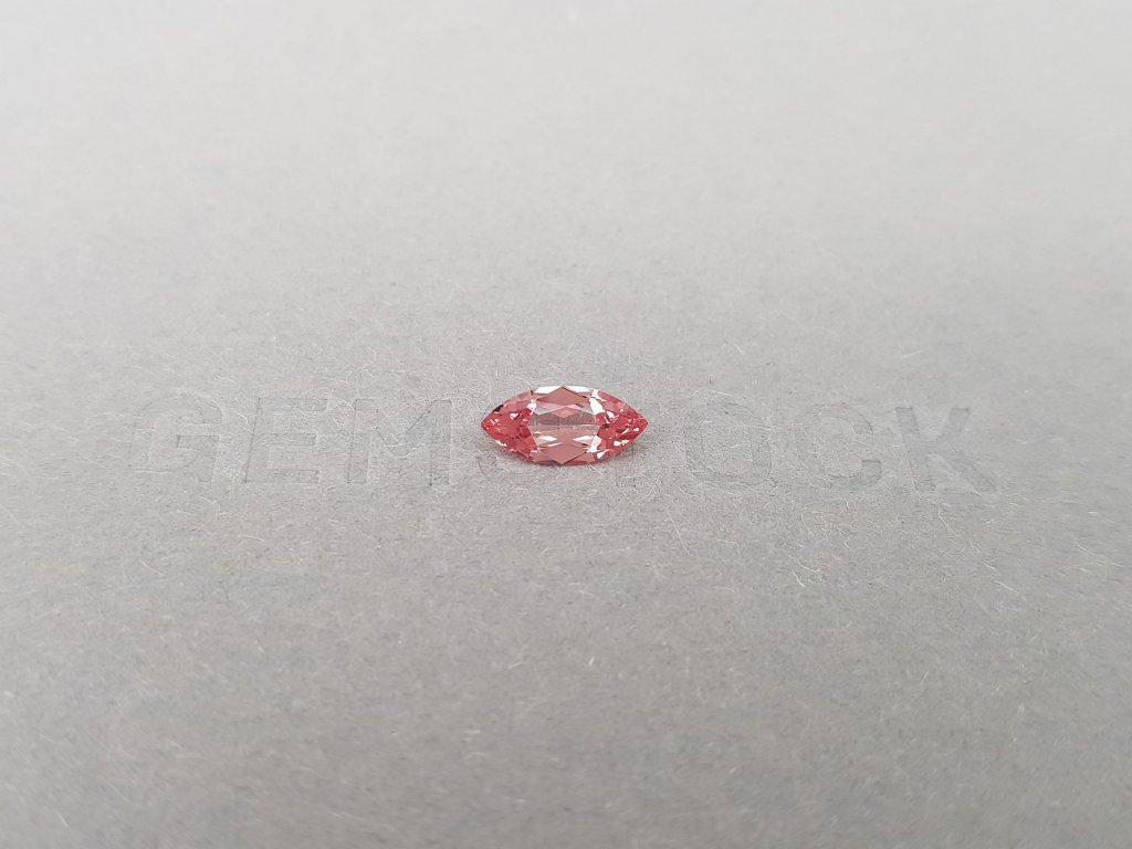 Unheated marquise shape Padparadscha sapphire 0.88 ct, Madagascar Image №1