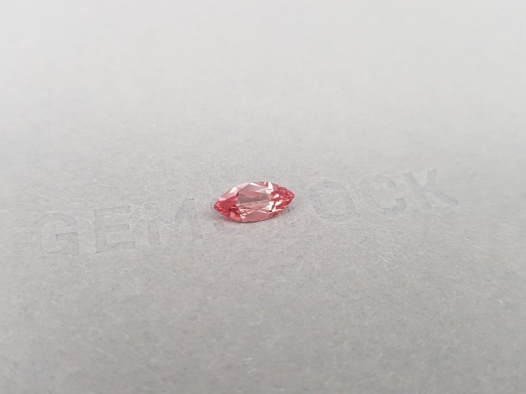Unheated marquise shape Padparadscha sapphire 0.88 ct, Madagascar Image №2