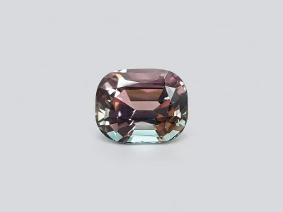 Polychrome pink-green tourmaline 8.13 ct in cushion cut, Nigeria photo