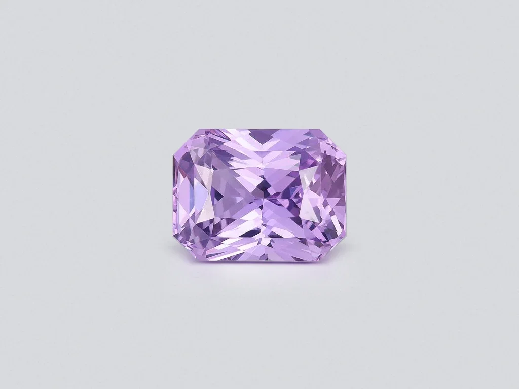 Unheated radiant cut lavender color sapphire 2.58 ct, Sri Lanka Image №1