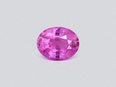Unheated sapphire  Vivid Pink oval cut 1.83 carats, Sri Lanka photo